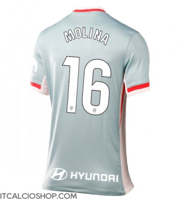 Atletico Madrid Nahuel Molina #16 Seconda Maglia Femmina 2024-25 Manica Corta